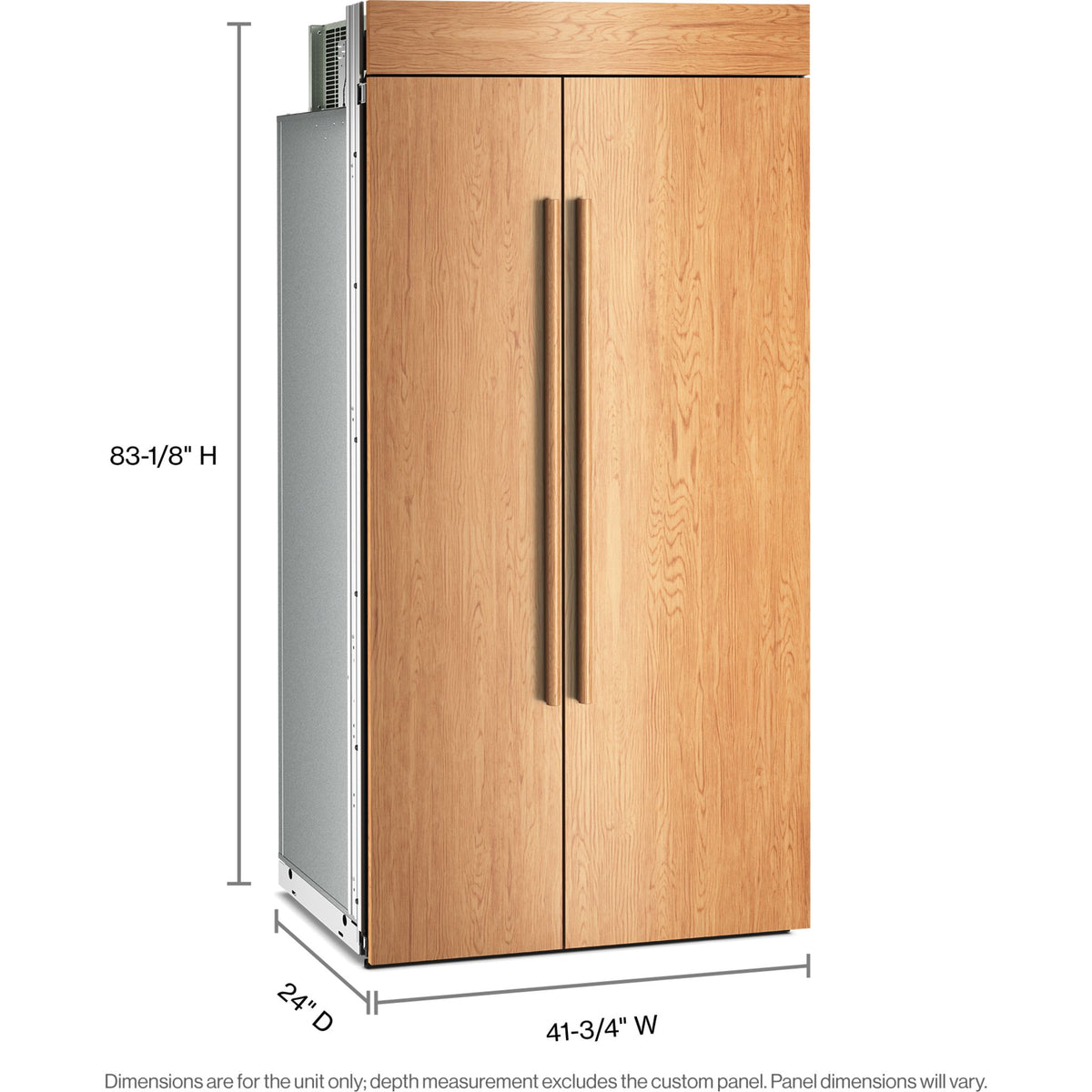 KitchenAid Side x Side Fridge (KBSN742TPA) - Panel Ready