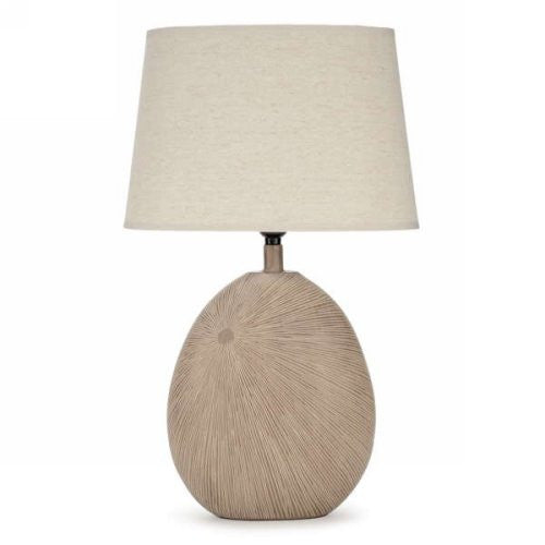 Lampe de table en bois naturel